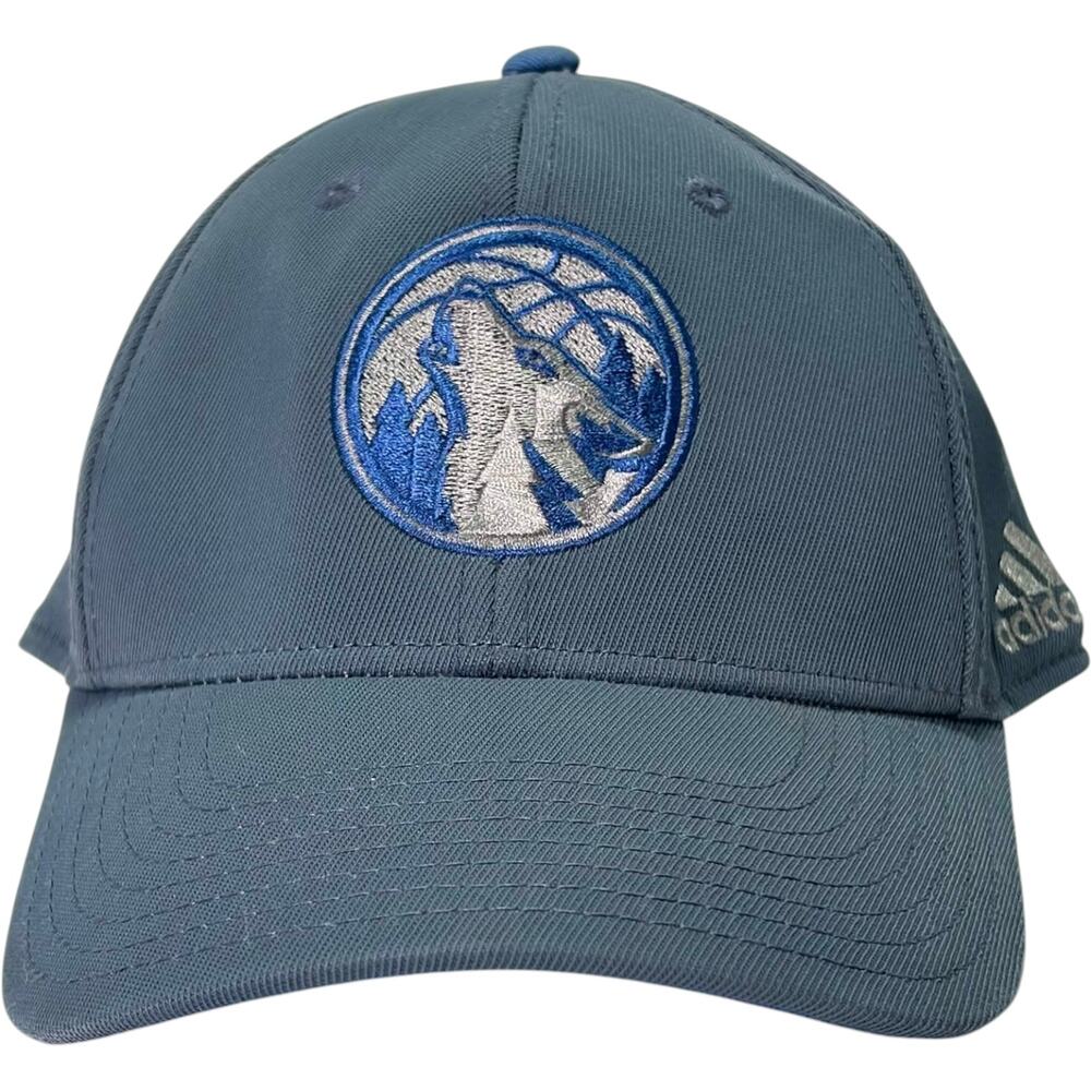 NBA Adidas Minnesota Timberwolves Slate Blue FitMax Cap Men's SM Basketball Hat